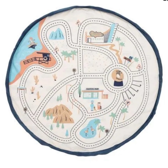 Play & Go toy storage bag L.A. Roadmap pattern - Picture 1 of 11